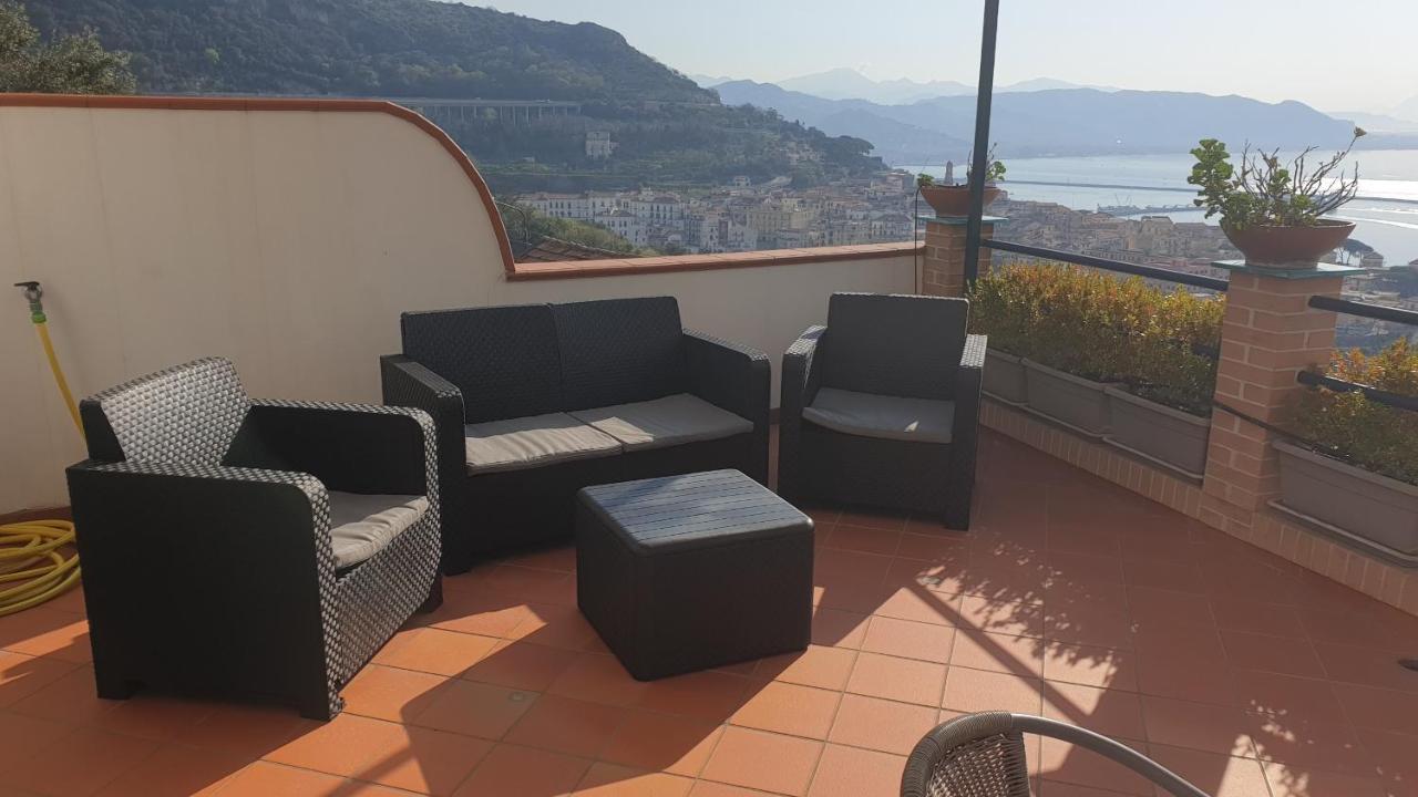 Casa Gabriella - Amalfi Coast - Free Parking - Full Sea View Villa Vietri Buitenkant foto