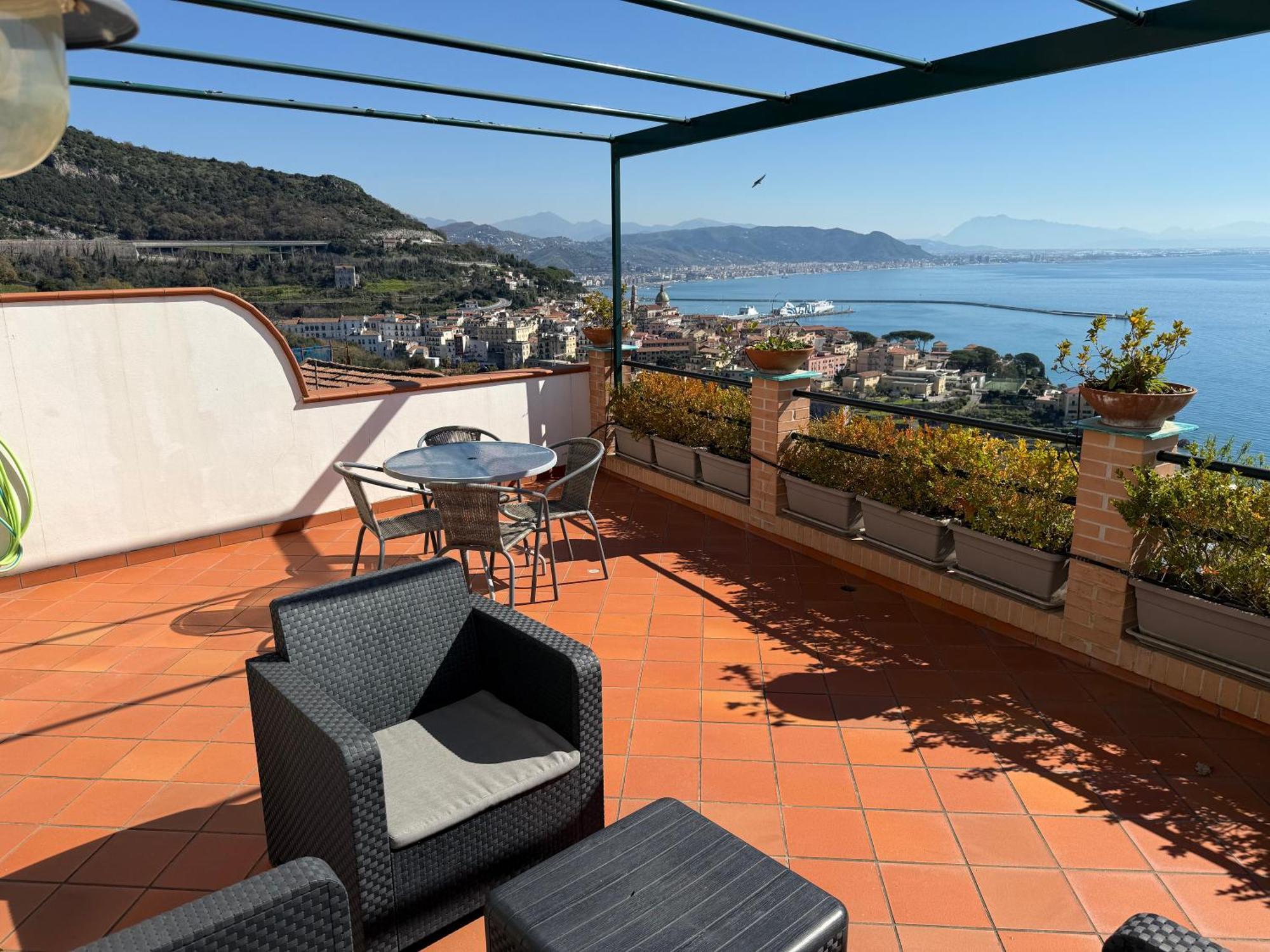 Casa Gabriella - Amalfi Coast - Free Parking - Full Sea View Villa Vietri Buitenkant foto
