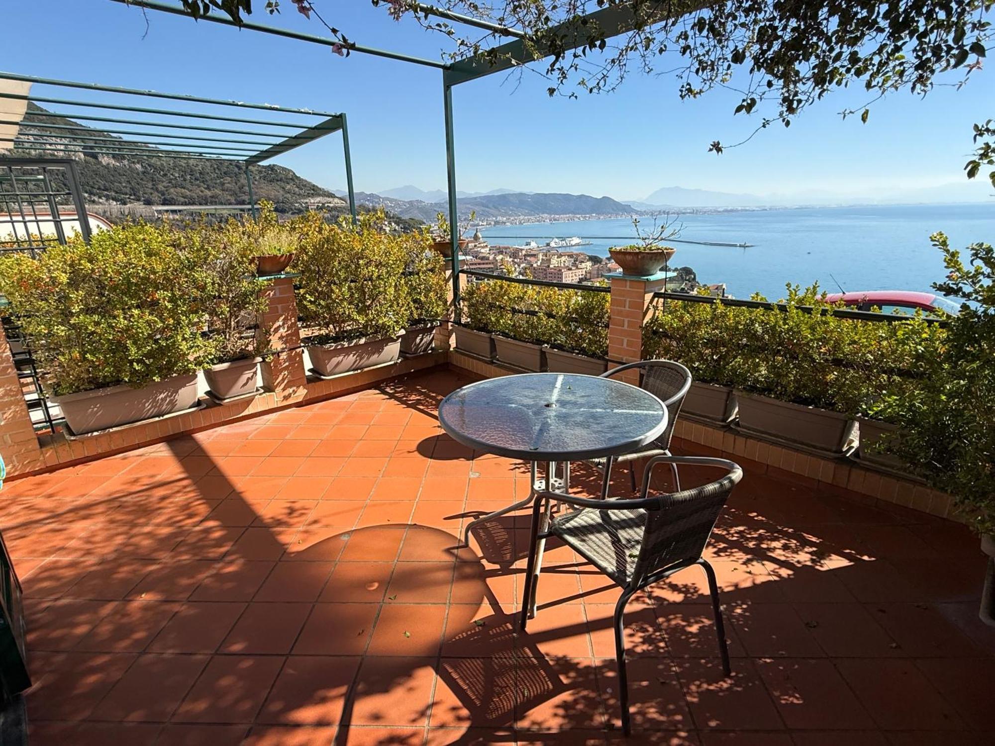 Casa Gabriella - Amalfi Coast - Free Parking - Full Sea View Villa Vietri Buitenkant foto